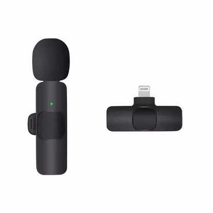 Wireless Lavalier Microphone for iPhone Android Handy Microphone Plug Play Wireless Microphone for Interview YouTube TikTok