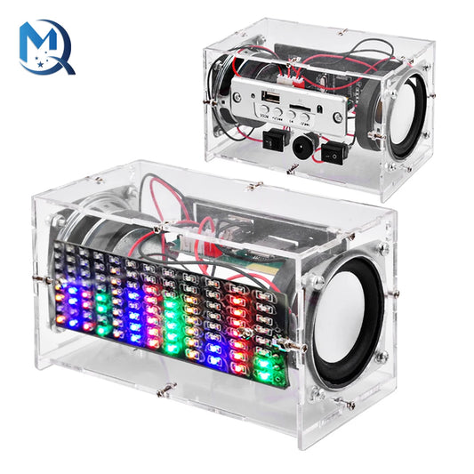 DC3.7-5V DIY Bluetooth Speaker Kit Electronics Flash the lights along to the music DIY Sound Soldering Electronic Kit Speakers