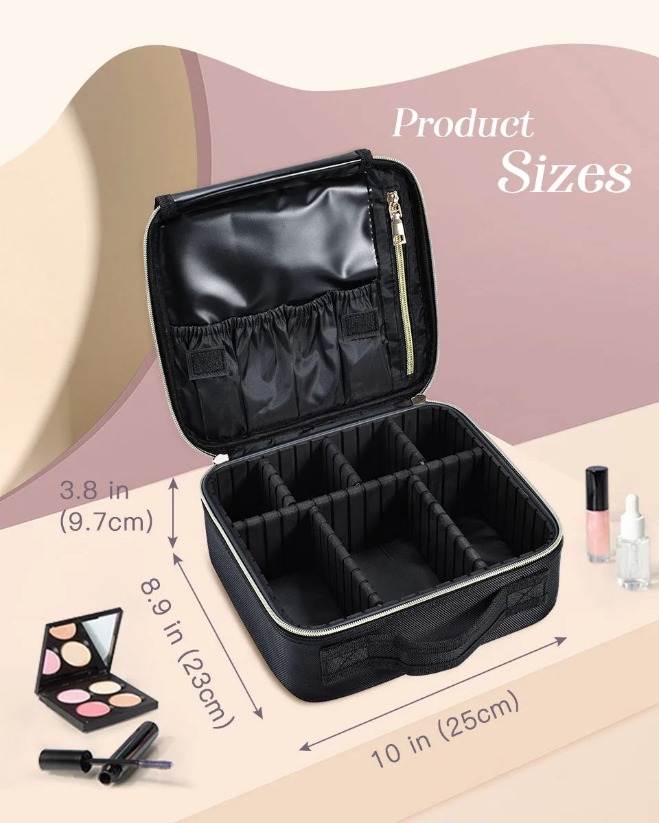 Makeup Bag Professional Cosmetic Brush Case Portable Travel Make Up Bags Waterproof  Manicure Storage Organizer With Delivers